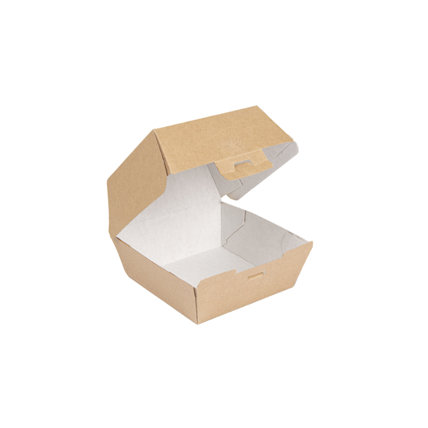 CAIXA HAMBURGUER KRAFT 13X12,5X9 (50UND)